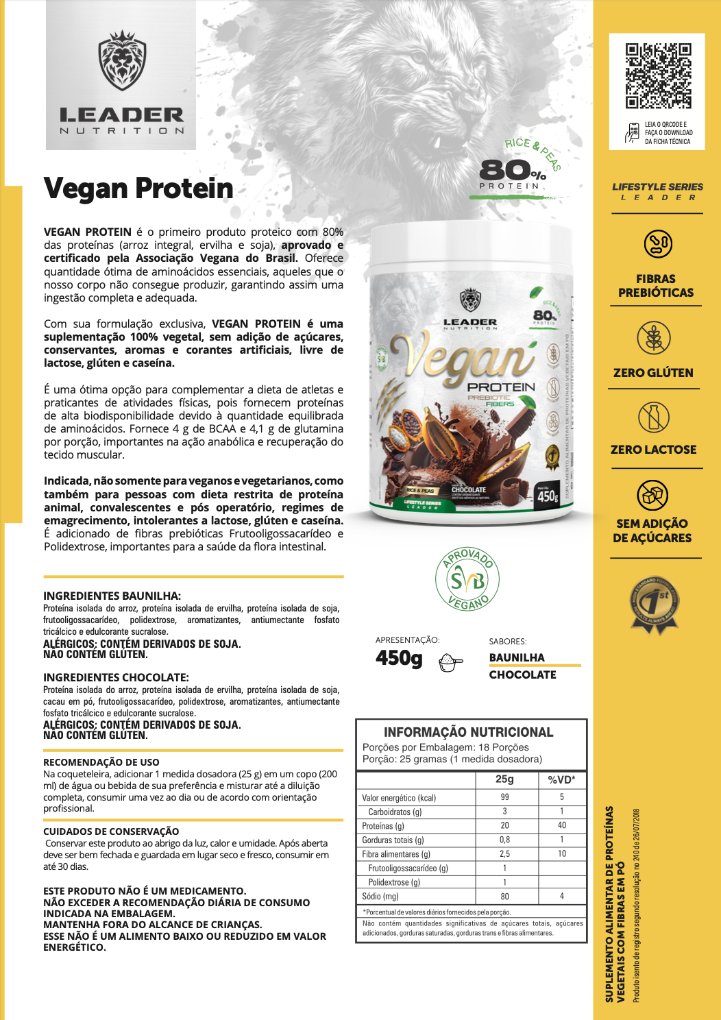Vegan Protein Leader Nutrition